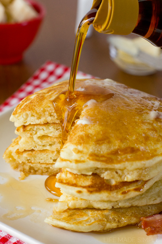 Pancakes From Scratch with Buttermilk Recipe Pancakes From Scratch with Buttermilk Recipe