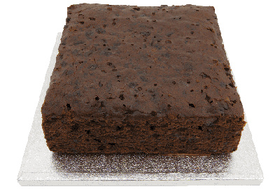 Square Cake with Fruit
