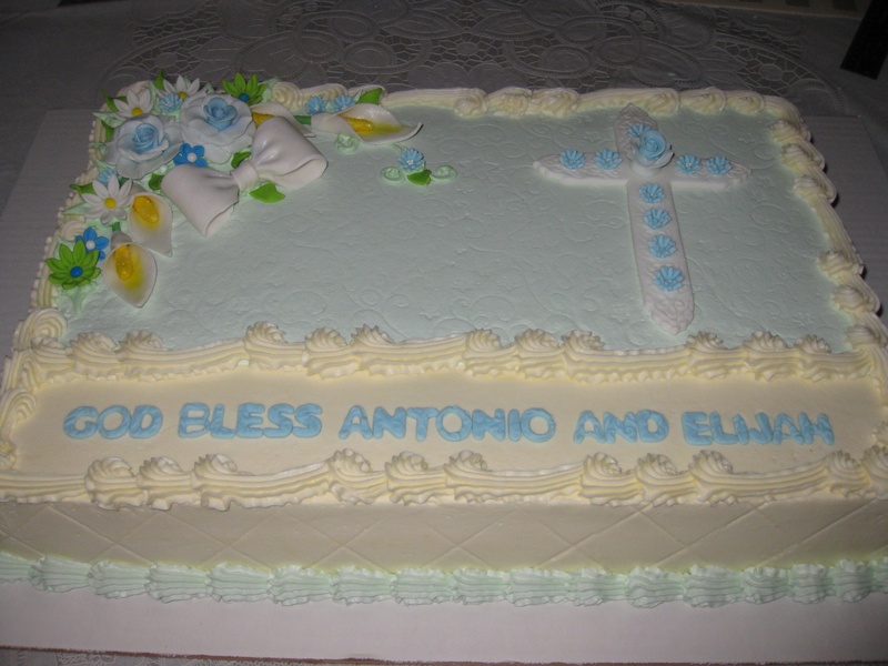 Baby Boy Sheet Cake