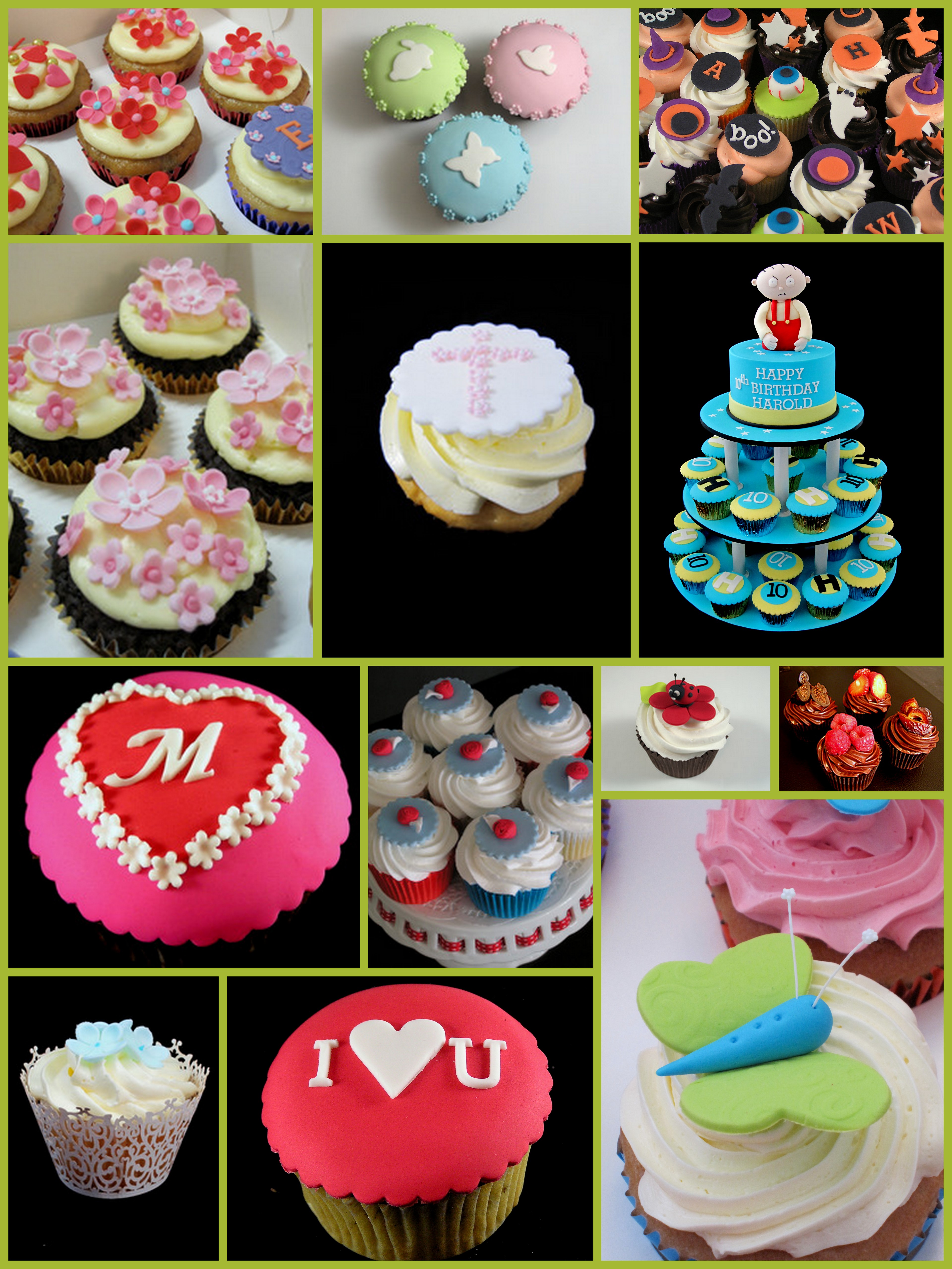 11 Cakes Decorated As Cupcakes Photo Cupcake Cake Designs Ideas
