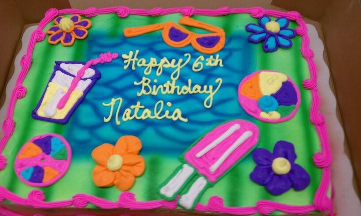 Summer Birthday Sheet Cake Summer Birthday Sheet Cake