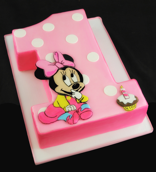 13 Baby Minnie Mouse Birthday Cakes Photo Baby Minnie Mouse 1st