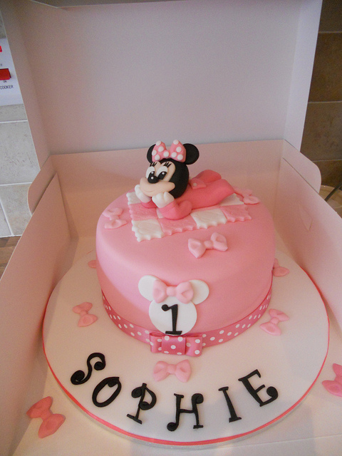 13 Baby Minnie Mouse Birthday Cakes Photo Baby Minnie Mouse 1st