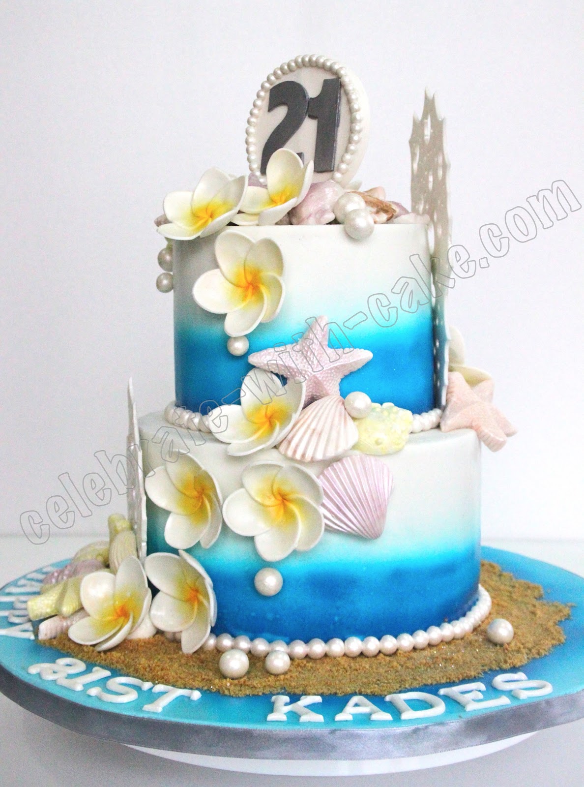 Beach Theme Birthday Cake