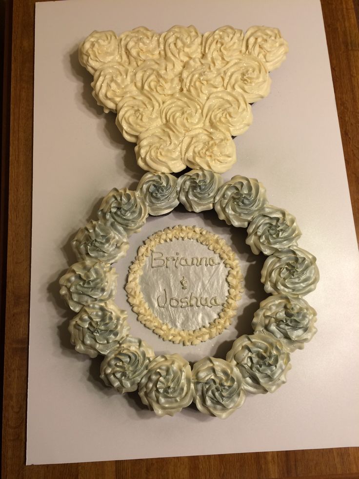 Bridal Shower Cupcake Ring
