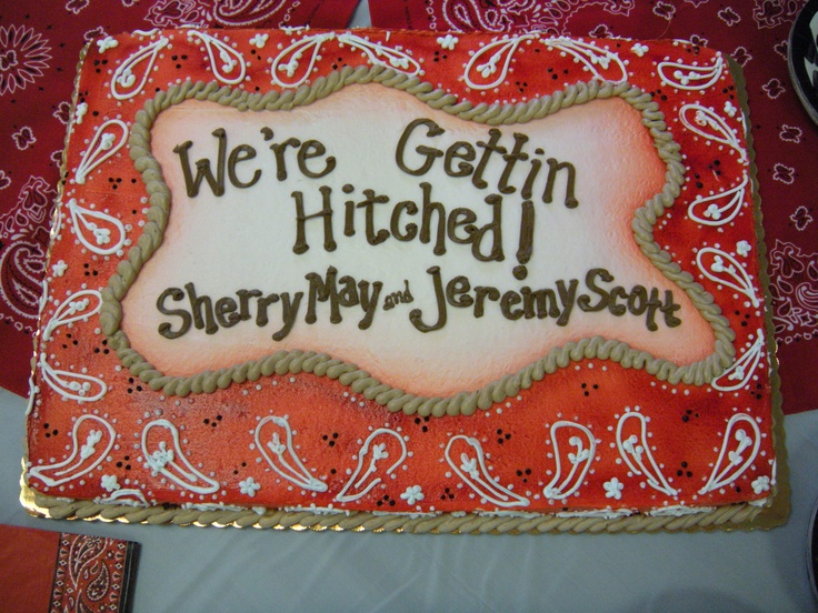 Country Western Themed Bridal Shower Cakes Country Western Themed Bridal Shower Cakes