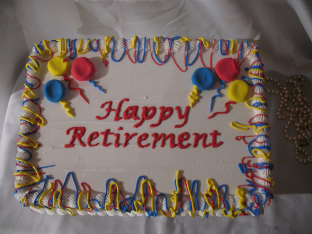 Happy Retirement Sheet Cake Happy Retirement Sheet Cake