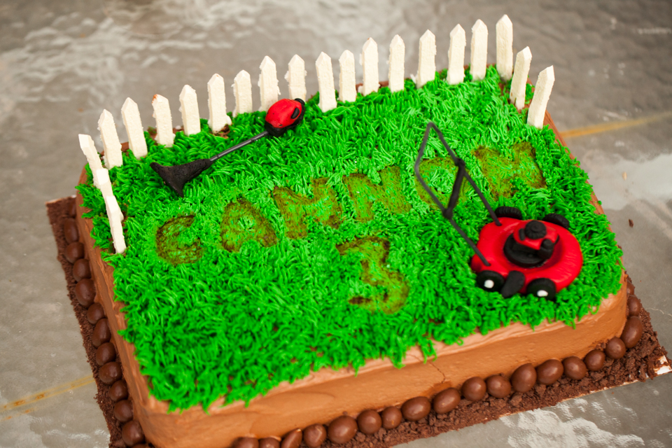 Lawn Mower Cake