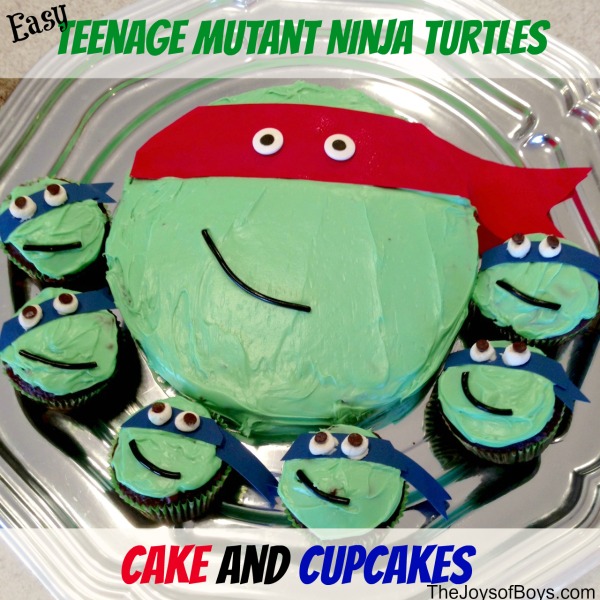 Diy Ninja Turtle Cake Ice Cream Cup Cakes