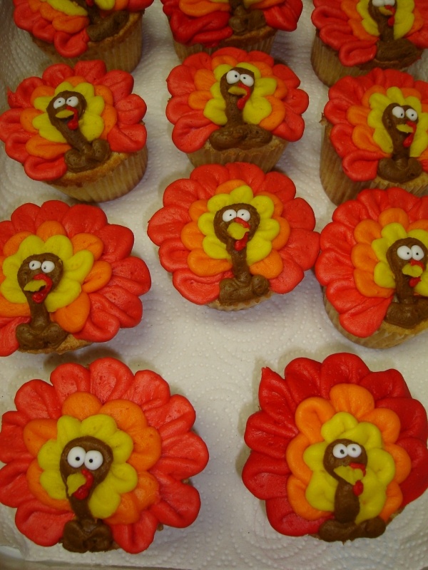 Thanksgiving Turkey Cupcakes Thanksgiving Turkey Cupcakes