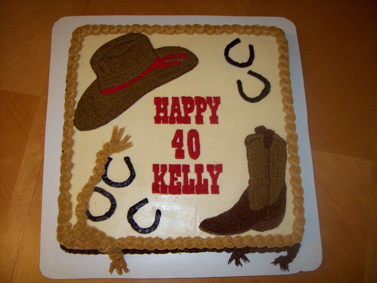 Western Birthday Cake Western Birthday Cake