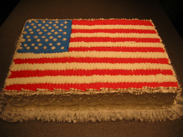 American Flag Birthday Cake American Flag Birthday Cake