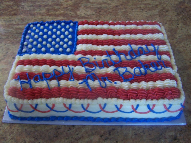 American Flag Cake American Flag Cake