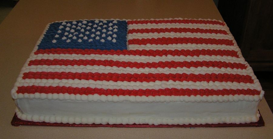 American Flag Cake American Flag Cake