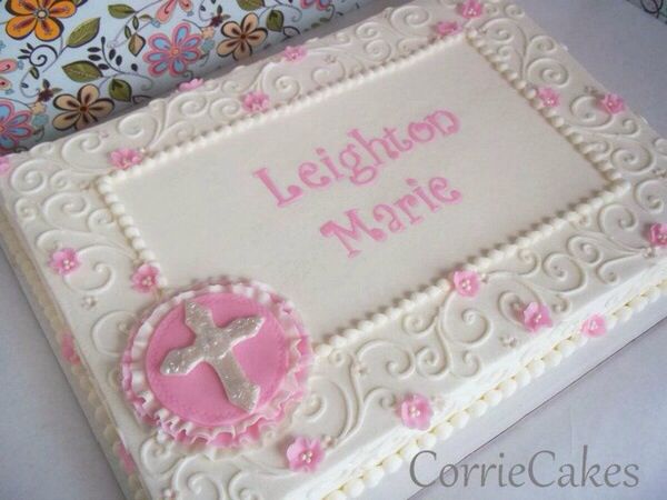 Baptism Sheet Cake Ideas Baptism Sheet Cake Ideas