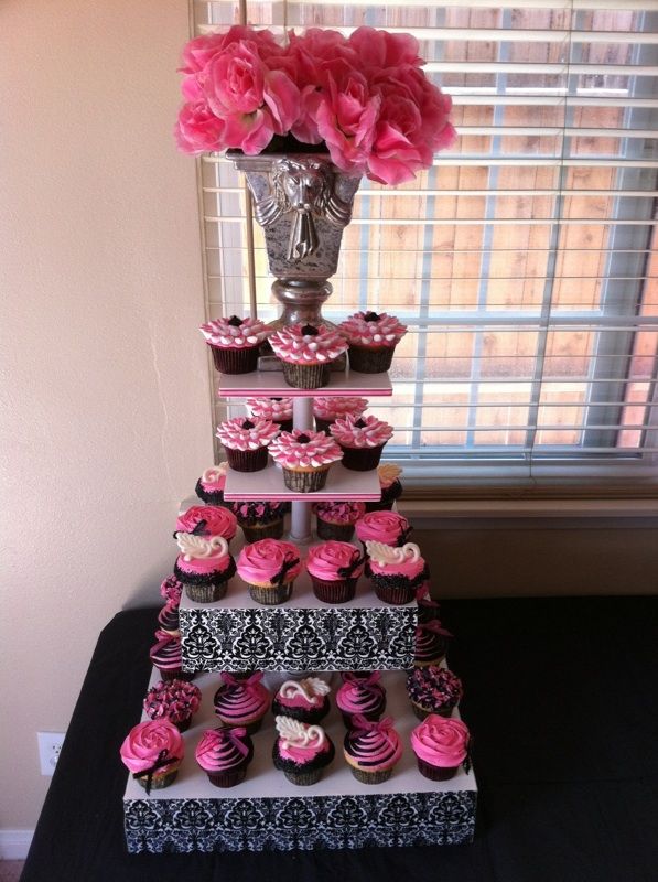 Bridal Shower Cupcake Display Bridal Shower Cupcake Display