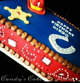 Cowboy-Themed Sheet Cake Cowboy-Themed Sheet Cake
