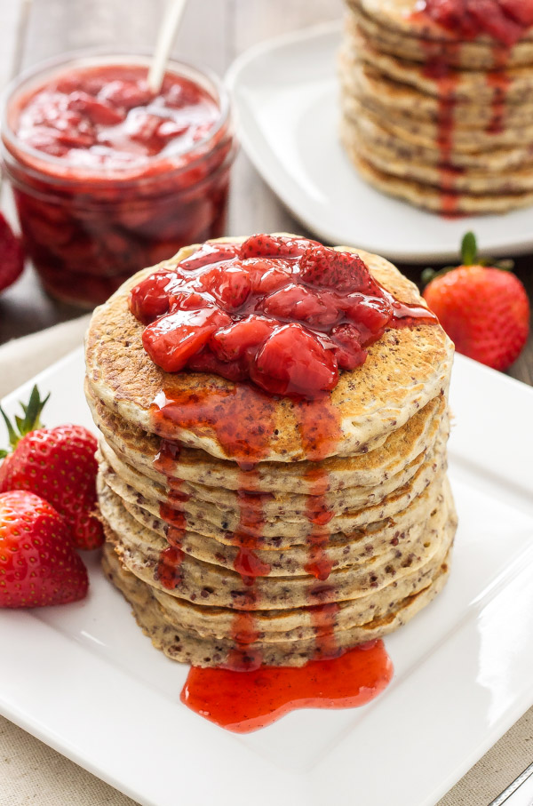 Healthy Recipe for Strawberry Pancakes Healthy Recipe for Strawberry Pancakes