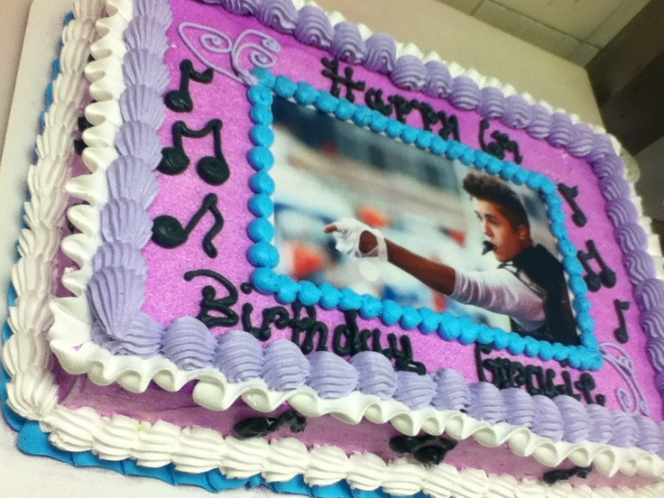 Justin Bieber Birthday Cake Justin Bieber Birthday Cake