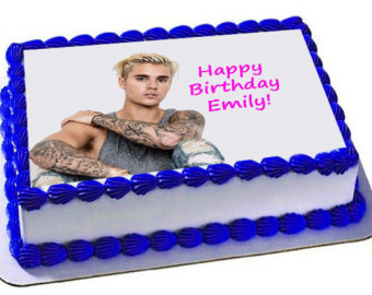 Justin Bieber Birthday Cake Justin Bieber Birthday Cake