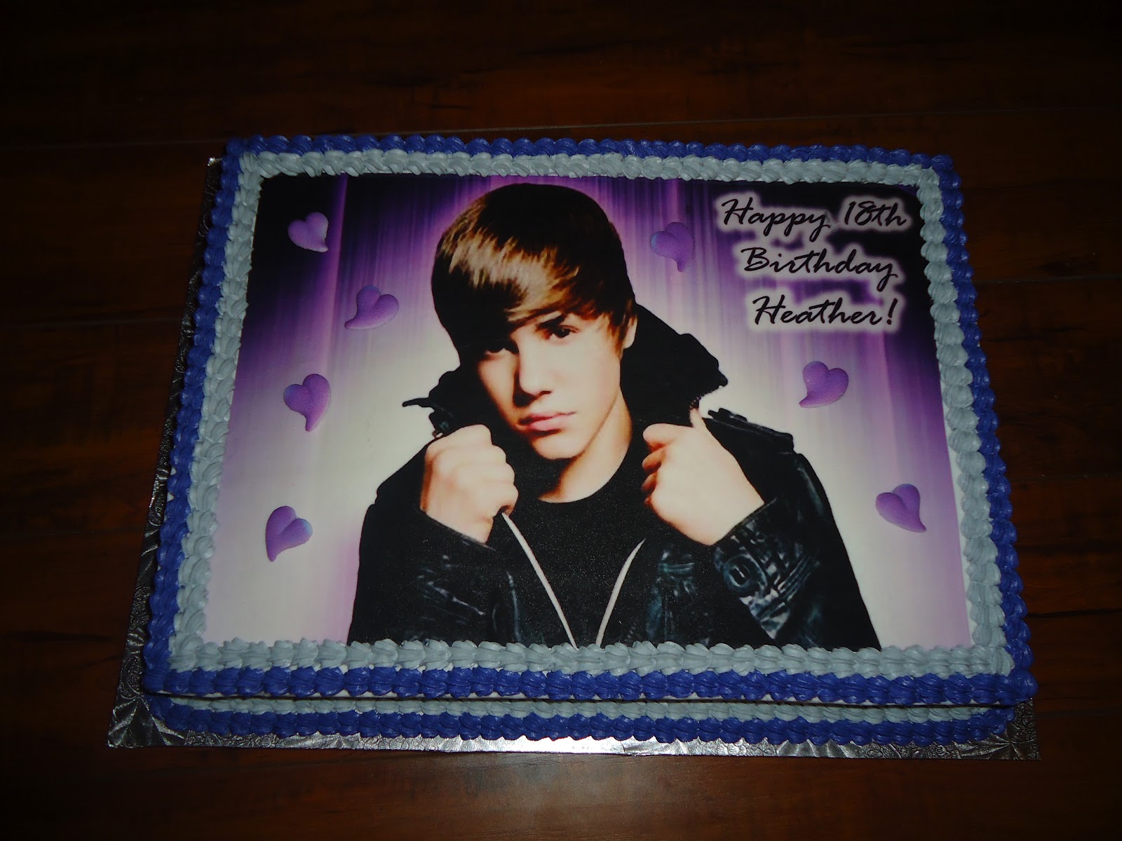 Justin Bieber Birthday Cake Justin Bieber Birthday Cake