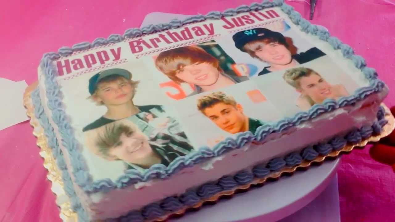 Justin Bieber Birthday Cake Justin Bieber Birthday Cake