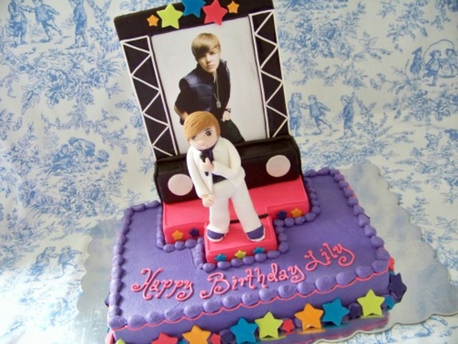 Justin Bieber Sheet Cake Justin Bieber Sheet Cake