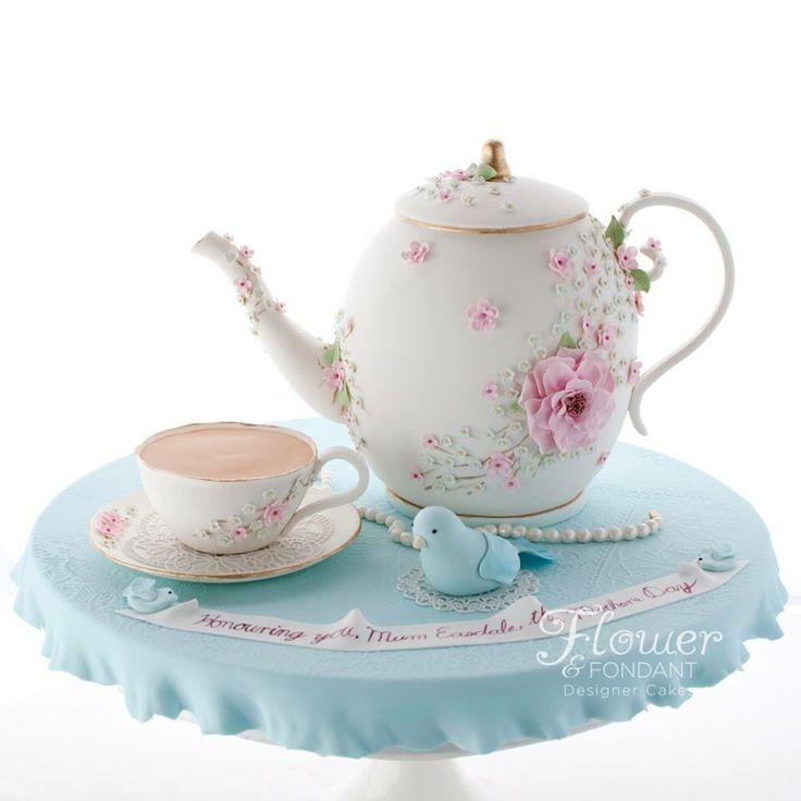 Mother's Day Teapot Cake Mother's Day Teapot Cake