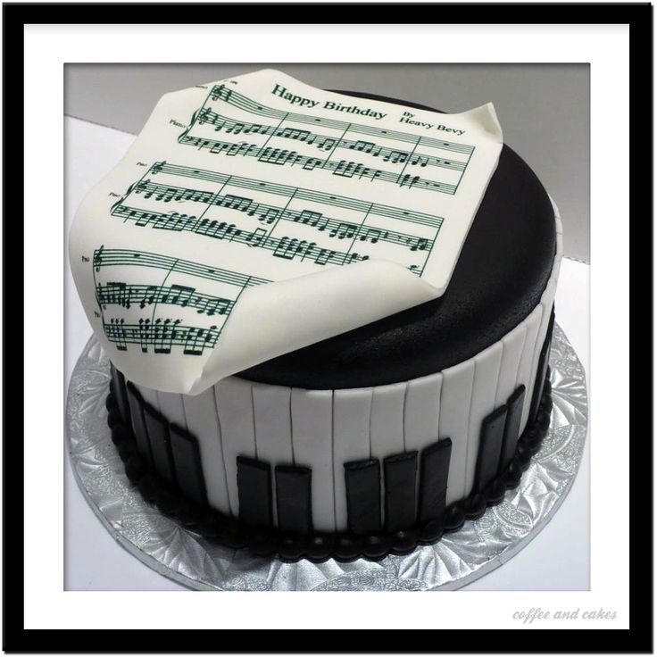 Music Sheet Cake Music Sheet Cake