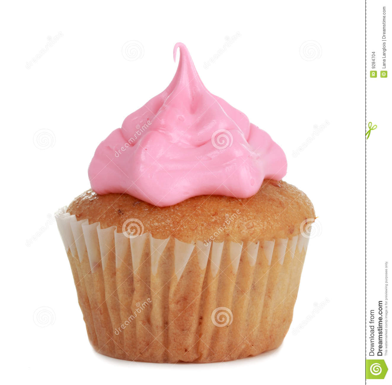 Pink Cupcake with Icing