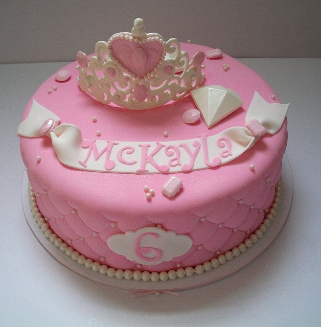 Pink Princess Crown Cake Pink Princess Crown Cake