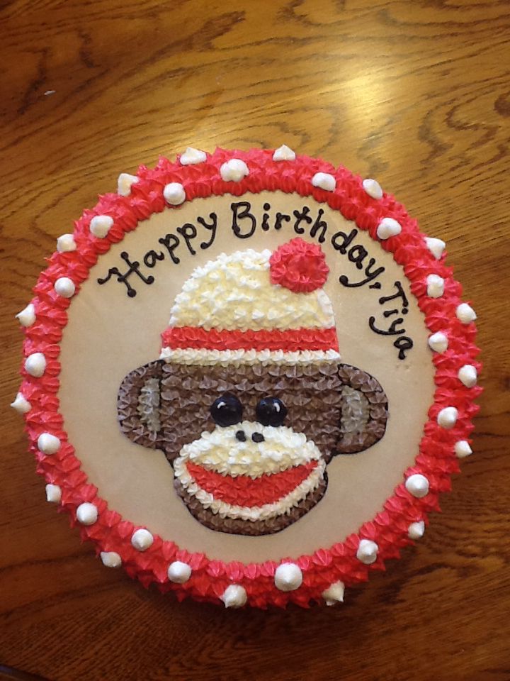 Sock Monkey Cake Sock Monkey Cake