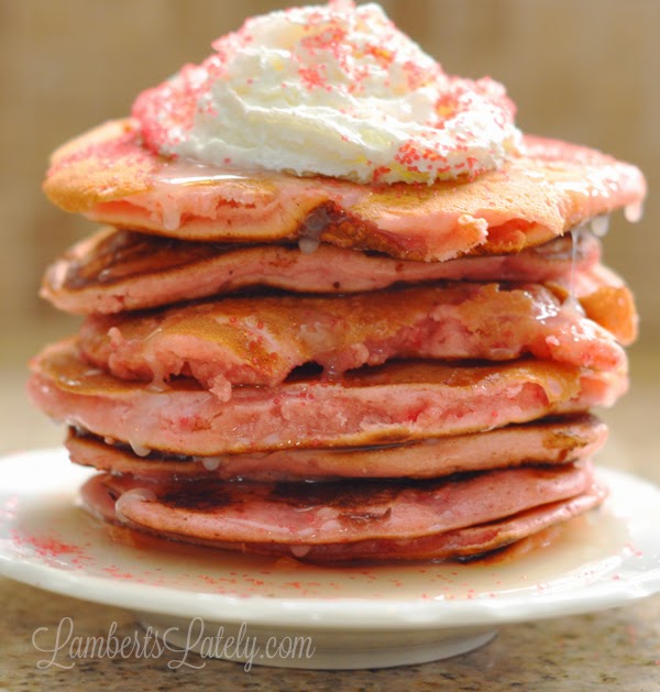 Strawberry Cake Mix Pancakes Recipe Strawberry Cake Mix Pancakes Recipe