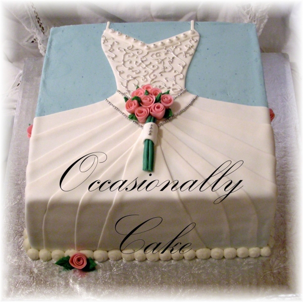 Wedding Dress Bridal Shower Cake Wedding Dress Bridal Shower Cake