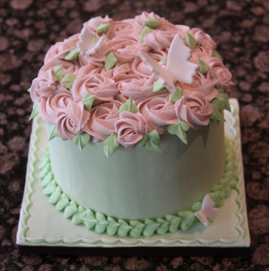 Butterfly Theme Birthday Cake Butterfly Theme Birthday Cake