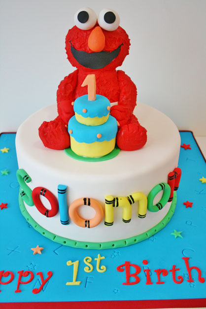 12 Elmo S First Birthday Cakes Photo Elmo 1st Birthday Cake Elmo