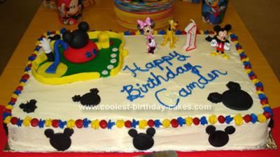 Mickey Mouse Clubhouse Birthday Cake Ideas Mickey Mouse Clubhouse Birthday Cake Ideas
