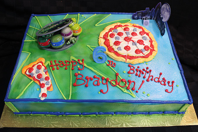 Ninja Turtle Birthday Cake Ninja Turtle Birthday Cake