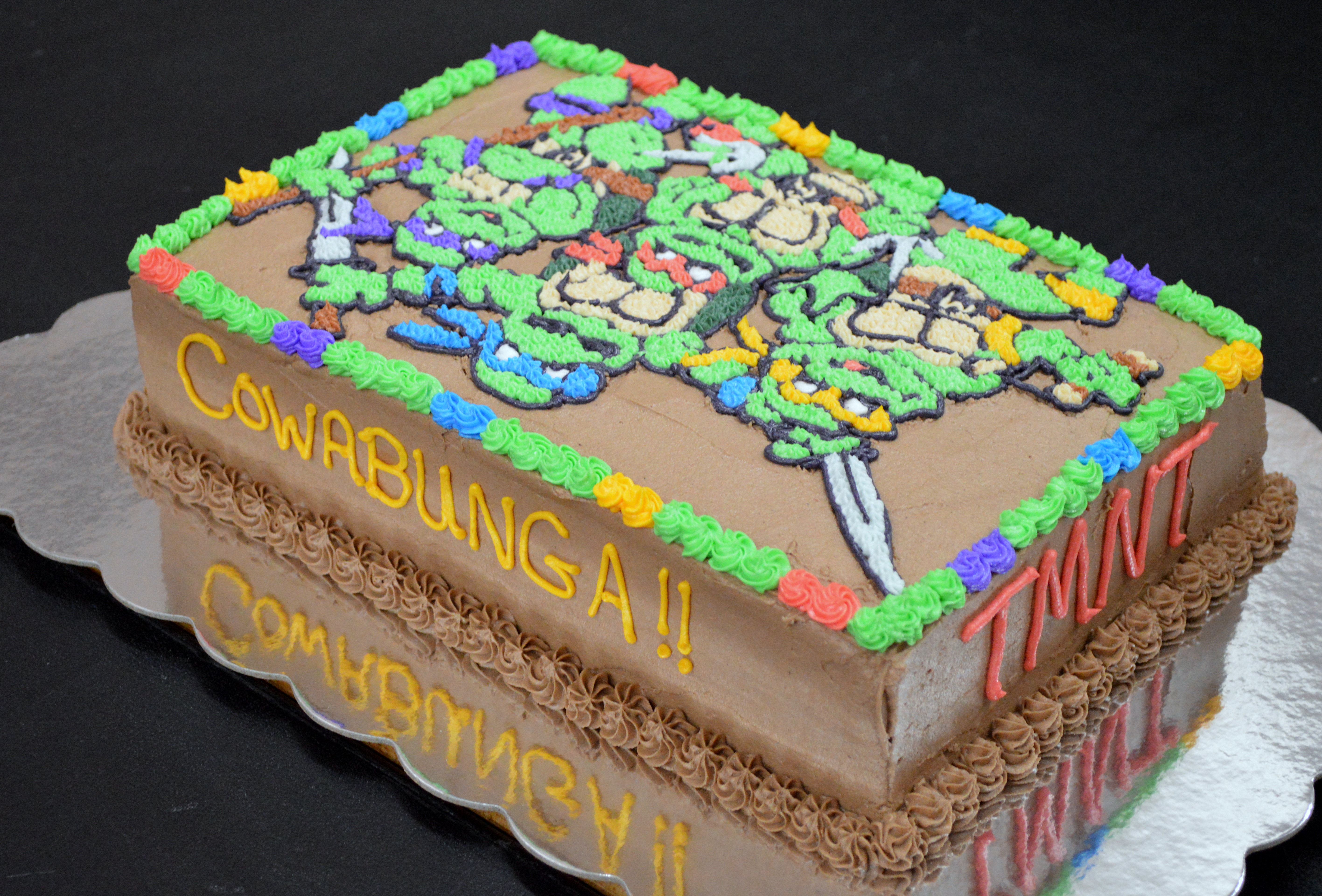 Ninja Turtle Sheet Cake Ninja Turtle Sheet Cake