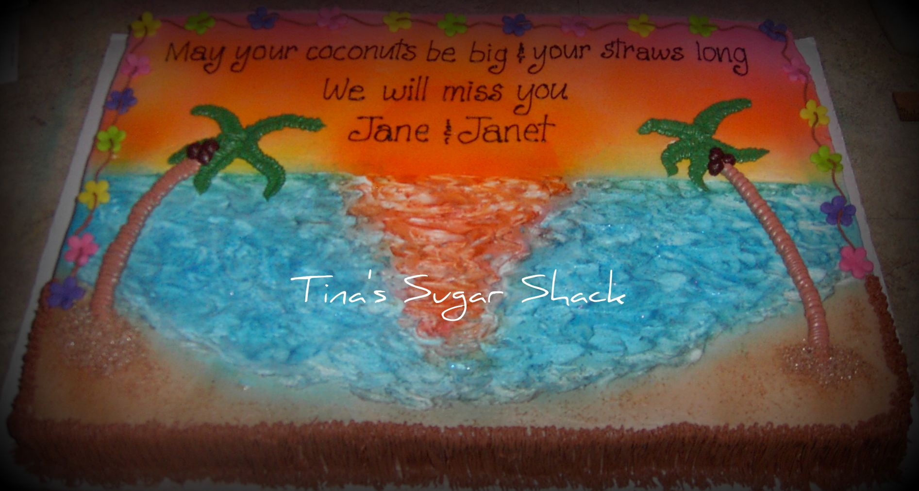 Retirement Themed Sheet Cake Retirement Themed Sheet Cake