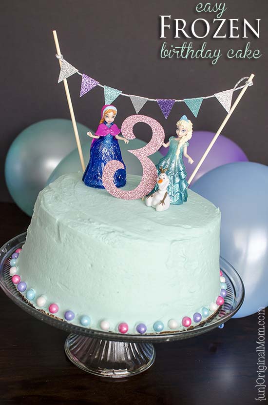 Simple Birthday Cake Frozen Simple Birthday Cake Frozen