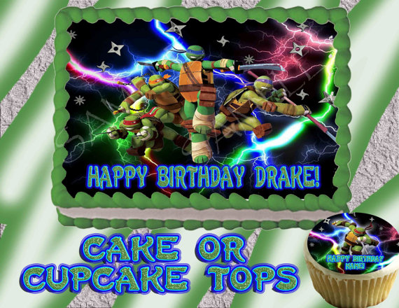 Teenage Mutant Ninja Turtle Cake Topper Teenage Mutant Ninja Turtle Cake Topper