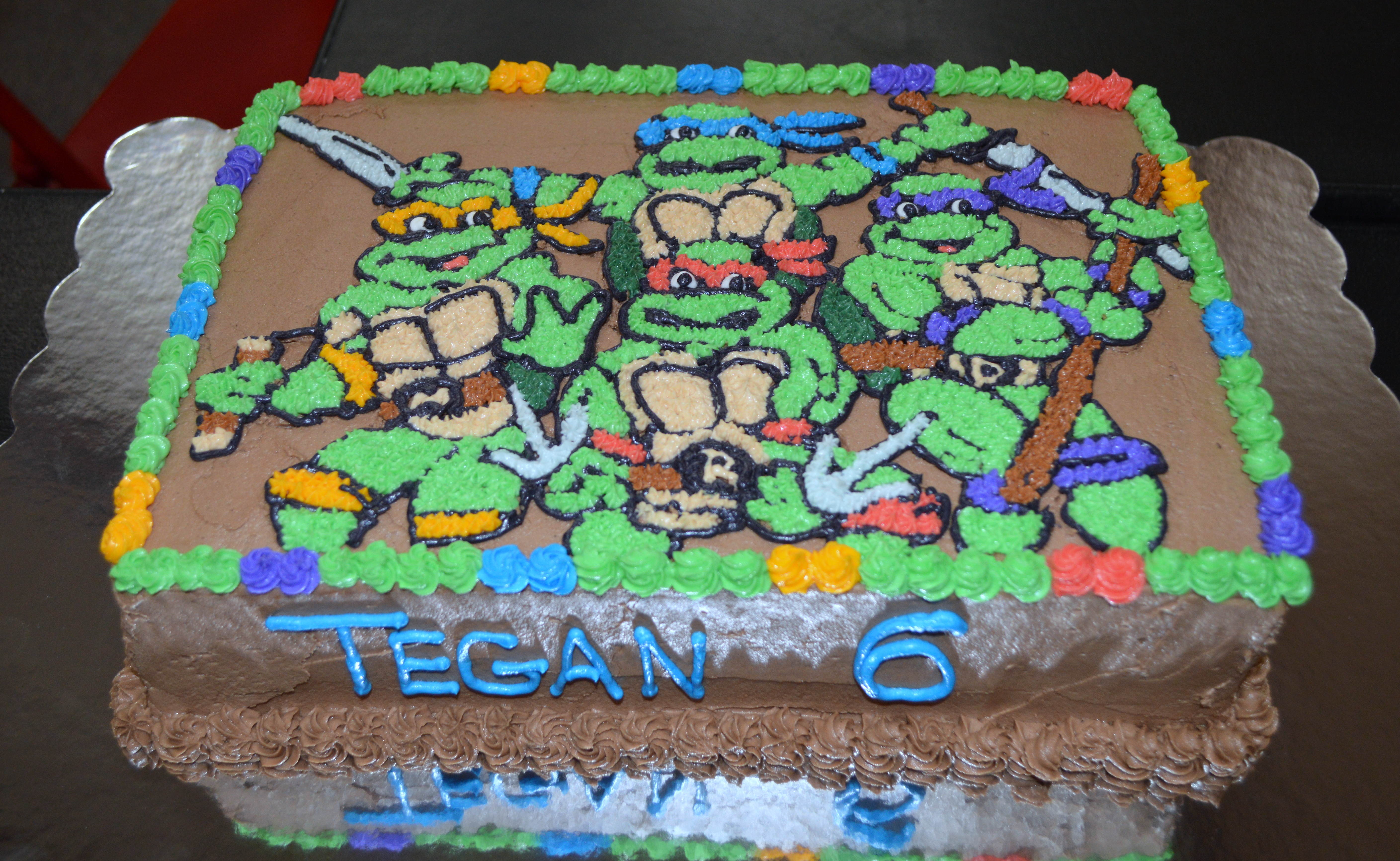 Teenage Mutant Ninja Turtle Cake Teenage Mutant Ninja Turtle Cake