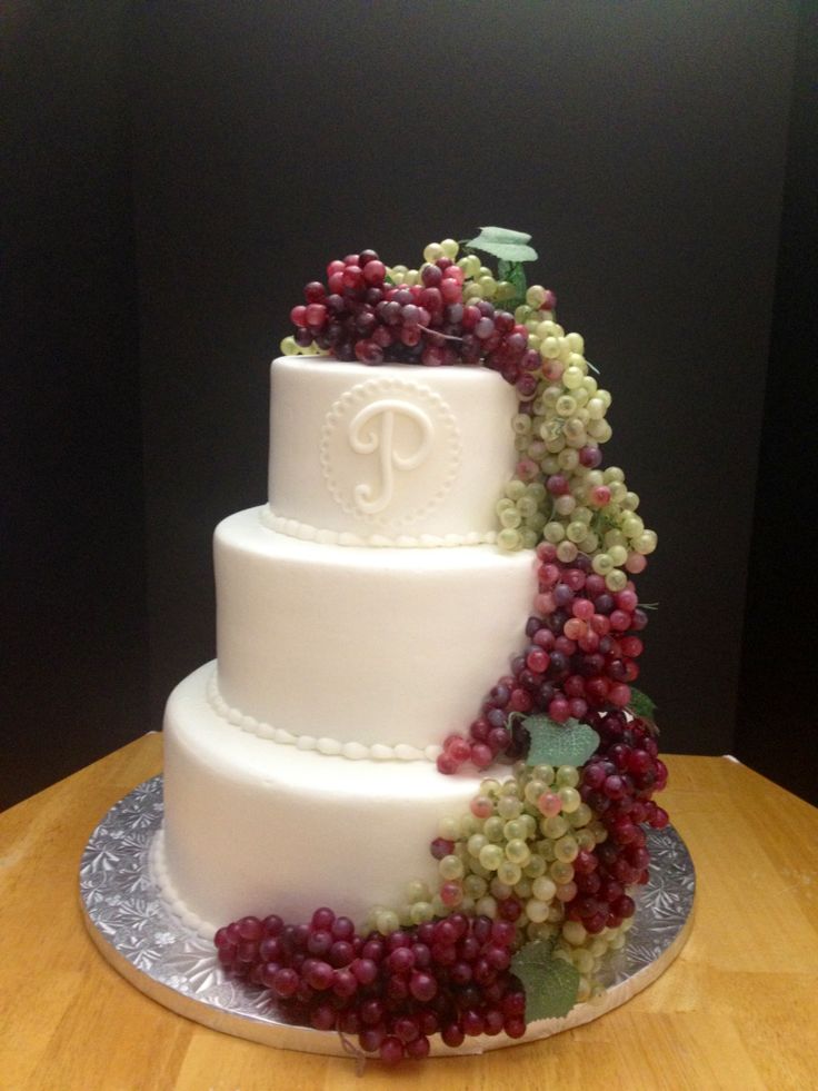 13 Photos of Vineyard Themed Bridal Cakes 13 Photos of Vineyard Themed Bridal Cakes