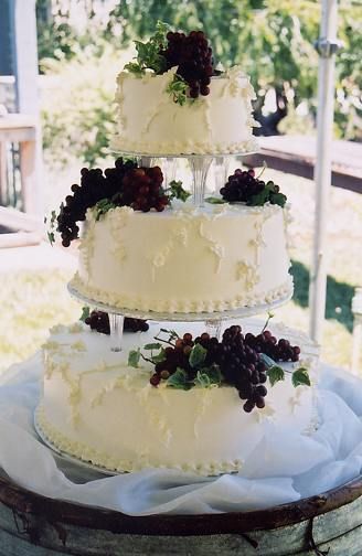 Wine Theme Wedding Cake Wine Theme Wedding Cake
