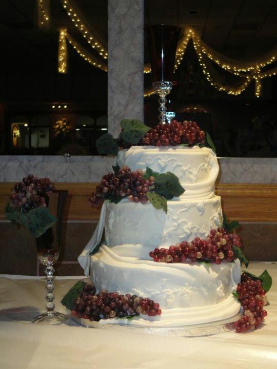 Wine Theme Wedding Cake Wine Theme Wedding Cake