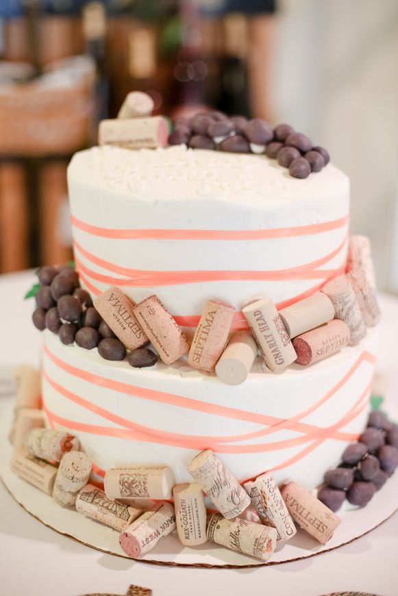 Wine Themed Bridal Shower Cake Wine Themed Bridal Shower Cake