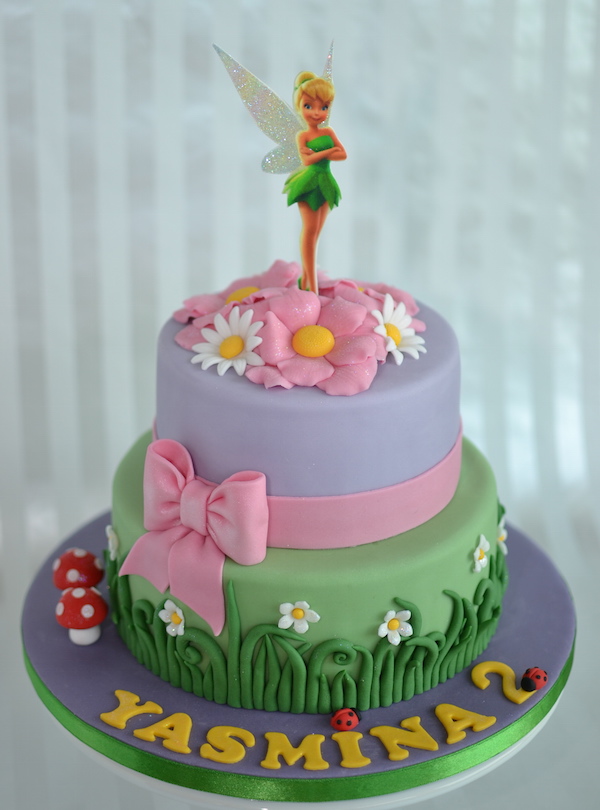 10 Tinkerbell Birthday Cakes For Girls Photo Tinkerbell Cake 1
