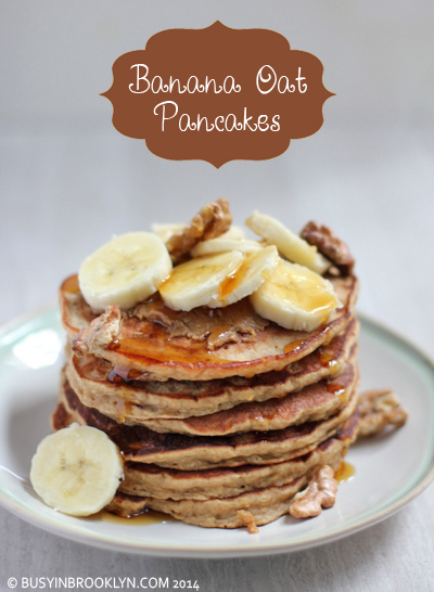 Banana Oat Pancakes Banana Oat Pancakes