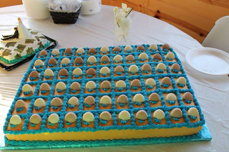 Beach Sheet Cake Beach Sheet Cake